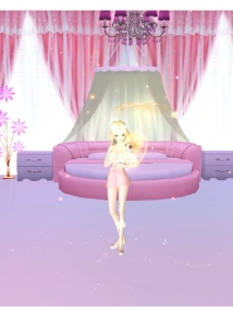 【原创炫舞3D全景房间】是心动的粉色房间呀~